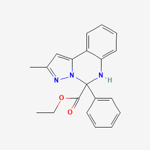 Ethyl 2-methyl-5-phenyl-5,6-dihydropyrazolo[1,5-c]quinazoline-5-carboxylate