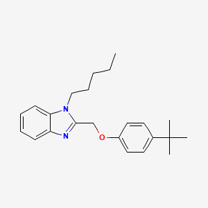 2-[(4-tert-butylphenoxy)methyl]-1-pentyl-1H-benzimidazole