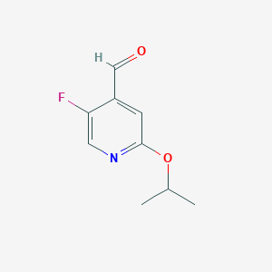 molecular formula C9H10FNO2 B1494333 5-Fluoro-2-isopropoxyisonicotinaldehyde 