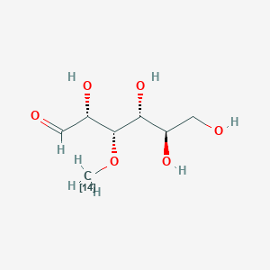 molecular formula C7H14O6 B1494334 3-o-Methyl-D-glucose,[methyl-14c] 