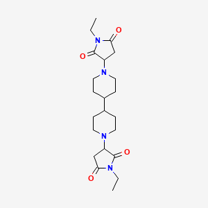 3,3'-(4,4'-Bipiperidine-1,1'-diyl)bis(1-ethylpyrrolidine-2,5-dione)