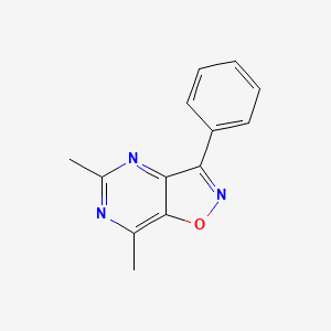 5,7-Dimethyl-3-phenylisoxazolo[4,5-d]pyrimidine