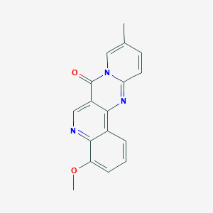 6-methoxy-14-methyl-8,12,18-triazatetracyclo[8.8.0.02,7.012,17]octadeca-1,3,5,7,9,13,15,17-octaen-11-one