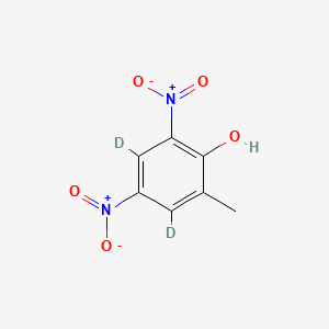 molecular formula C7H6N2O5 B1494340 2-甲基-4,6-二硝基-3,5-d2苯酚 CAS No. 93951-76-9