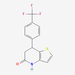 7-[4-(trifluoromethyl)phenyl]-6,7-dihydrothieno[3,2-b]pyridin-5(4H)-one