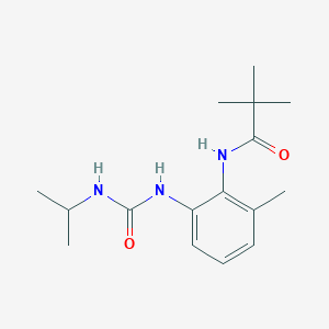 N-(2-[(Isopropylcarbamoyl)amino]-6-methylphenyl)-2,2-dimethylpropanamide