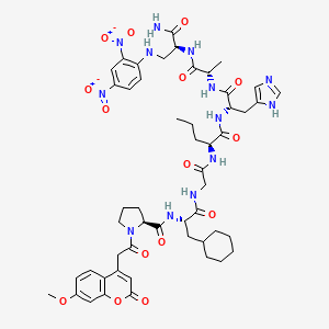 molecular formula C51H65N13O15 B1494358 Mca-P-Cha-G-Nva-HA-Dap(DNP)-NH2 CAS No. 256394-94-2