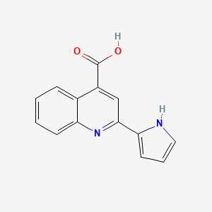 2-(1H-pyrrol-2-yl)quinoline-4-carboxylic Acid