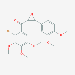 molecular formula C20H21BrO7 B14943611 (2-Bromo-3,4,5-trimethoxyphenyl)[3-(3,4-dimethoxyphenyl)oxiran-2-yl]methanone 