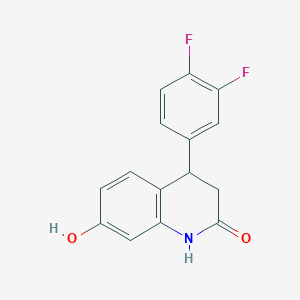 4-(3,4-difluorophenyl)-7-hydroxy-3,4-dihydroquinolin-2(1H)-one