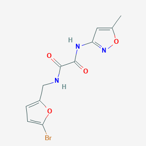 N-[(5-bromofuran-2-yl)methyl]-N'-(5-methyl-1,2-oxazol-3-yl)ethanediamide