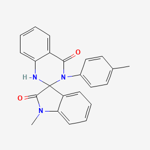 1-methyl-3'-(4-methylphenyl)-1'H-spiro[indole-3,2'-quinazoline]-2,4'(1H,3'H)-dione