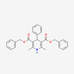 2,6-Dimethyl-4-phenyl-1,4-dihydro-pyridine-3,5-dicarboxylic acid dibenzyl ester