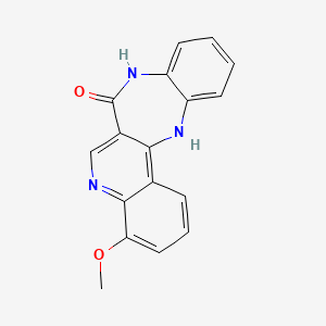 4-methoxy-8,13-dihydro-7H-quino[4,3-b][1,5]benzodiazepin-7-one