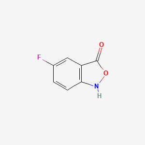 molecular formula C7H4FNO2 B1494394 5-fluorobenzo[c]isoxazol-3(1H)-one 