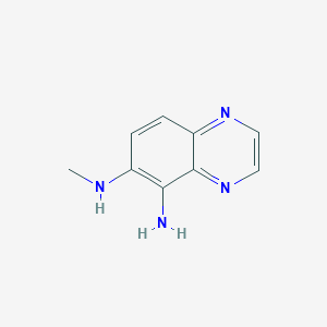 molecular formula C9H10N4 B014944 6-N-甲基喹喔啉-5,6-二胺 CAS No. 888037-23-8
