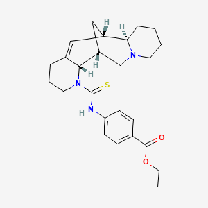 molecular formula C25H33N3O2S B14944006 ethyl 4-[[(1R,2S,9S,10R)-3,15-diazatetracyclo[7.7.1.02,7.010,15]heptadec-7-ene-3-carbothioyl]amino]benzoate 