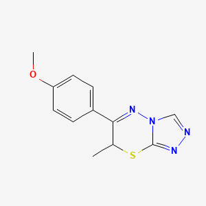 6-(4-methoxyphenyl)-7-methyl-7H-[1,2,4]triazolo[3,4-b][1,3,4]thiadiazine