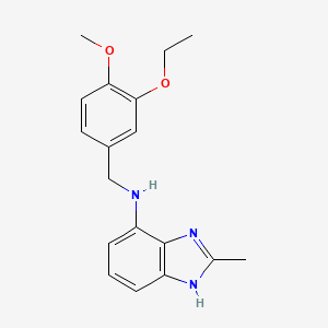 N-(3-ethoxy-4-methoxybenzyl)-2-methyl-1H-benzimidazol-7-amine