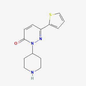 2-(4-piperidinyl)-6-(2-thienyl)-3(2H)-Pyridazinone