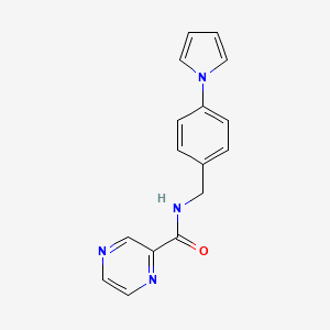 2-Pyrazinecarboxamide, N-[[4-(1H-pyrrol-1-yl)phenyl]methyl]-