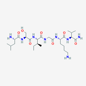 molecular formula C28H54N8O7 B1494422 PAR-2 (1-6) amide (human) (scrambled) 