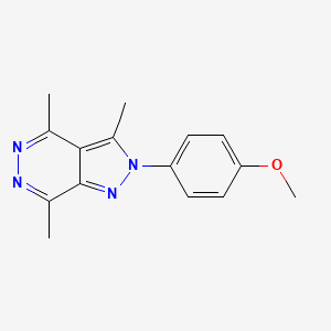 2-(4-methoxyphenyl)-3,4,7-trimethyl-2H-pyrazolo[3,4-d]pyridazine