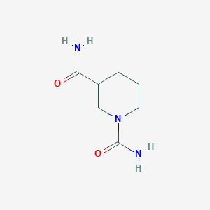 molecular formula C7H13N3O2 B14944261 Piperidine-1,3-dicarboxamide 