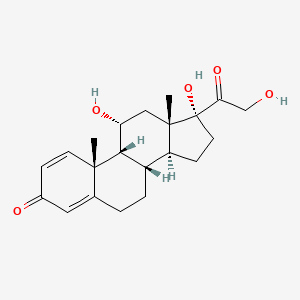 molecular formula C21H28O5 B1494433 Prednisolone EP Impurity F 