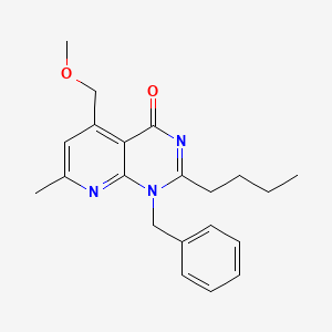 molecular formula C21H25N3O2 B14944330 1-benzyl-2-butyl-5-(methoxymethyl)-7-methylpyrido[2,3-d]pyrimidin-4(1H)-one 