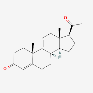 molecular formula C21H28O2 B1494434 Progesterone EP Impurity K 