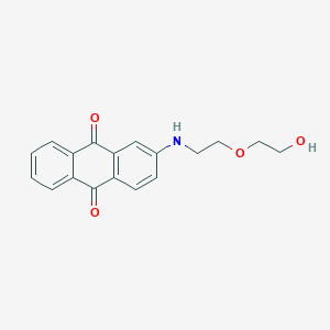 molecular formula C18H17NO4 B14944423 2-{[2-(2-Hydroxyethoxy)ethyl]amino}anthracene-9,10-dione 