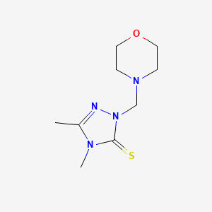 molecular formula C9H16N4OS B14944478 4,5-dimethyl-2-(morpholin-4-ylmethyl)-2,4-dihydro-3H-1,2,4-triazole-3-thione 