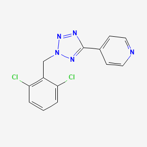 4-[2-(2,6-dichlorobenzyl)-2H-tetrazol-5-yl]pyridine