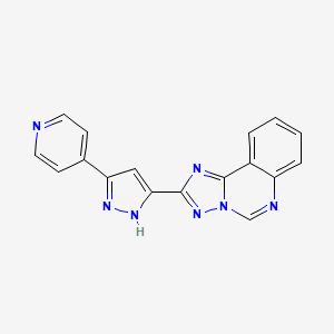 2-[3-(pyridin-4-yl)-1H-pyrazol-5-yl][1,2,4]triazolo[1,5-c]quinazoline