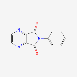 molecular formula C12H7N3O2 B14944584 6-phenyl-5H-pyrrolo[3,4-b]pyrazine-5,7(6H)-dione CAS No. 34067-85-1