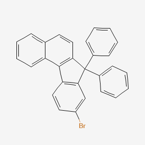 molecular formula C29H19B B1494460 9-溴-7,7-二苯基-7H-苯并[c]芴 CAS No. 1384207-26-4
