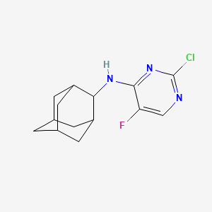 molecular formula C14H17ClFN3 B14944622 4-(Adamant-2-ylamino)-2-chloro-5-fluoropyrimidine 