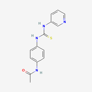 N-{4-[(pyridin-3-ylcarbamothioyl)amino]phenyl}acetamide