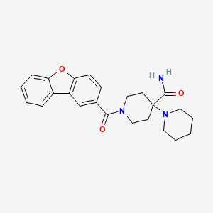 1'-(Dibenzo[b,d]furan-2-ylcarbonyl)-1,4'-bipiperidine-4'-carboxamide