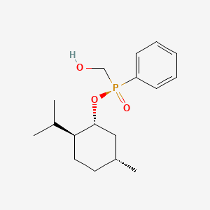 molecular formula C17H27O3P B1494468 (Sp)-Hydroxymethylphenylphosphinic acid [(-)-(1R,2S,2R)-2-i-propyl-5-methylcyclohexanol]ester 
