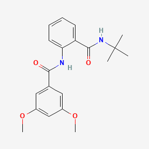 molecular formula C20H24N2O4 B14944704 N-[2-(tert-butylcarbamoyl)phenyl]-3,5-dimethoxybenzamide 