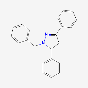 1-benzyl-3,5-diphenyl-4,5-dihydro-1H-pyrazole