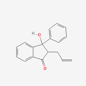 3-hydroxy-3-phenyl-2-(prop-2-en-1-yl)-2,3-dihydro-1H-inden-1-one