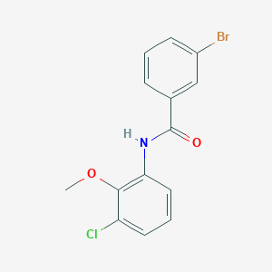 3-bromo-N-(3-chloro-2-methoxyphenyl)benzamide