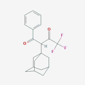 2-(1-Adamantyl)-4,4,4-trifluoro-1-phenylbutane-1,3-dione