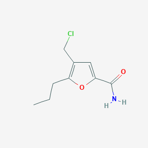 molecular formula C9H12ClNO2 B14944895 4-(Chloromethyl)-5-propylfuran-2-carboxamide CAS No. 884588-33-4