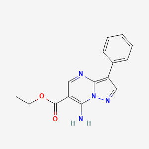 Ethyl 7-amino-3-phenylpyrazolo[1,5-a]pyrimidine-6-carboxylate