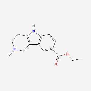 ethyl 2-methyl-2,3,4,5-tetrahydro-1H-pyrido[4,3-b]indole-8-carboxylate