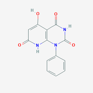 molecular formula C13H9N3O4 B14945199 5-hydroxy-1-phenylpyrido[2,3-d]pyrimidine-2,4,7(1H,3H,8H)-trione 